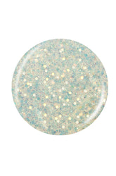 Sample color swatch of China Glaze Nail polish featuring its glittery sparkle texture